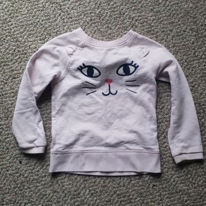 Carter's Girls Kitty Sweatshirt 3T